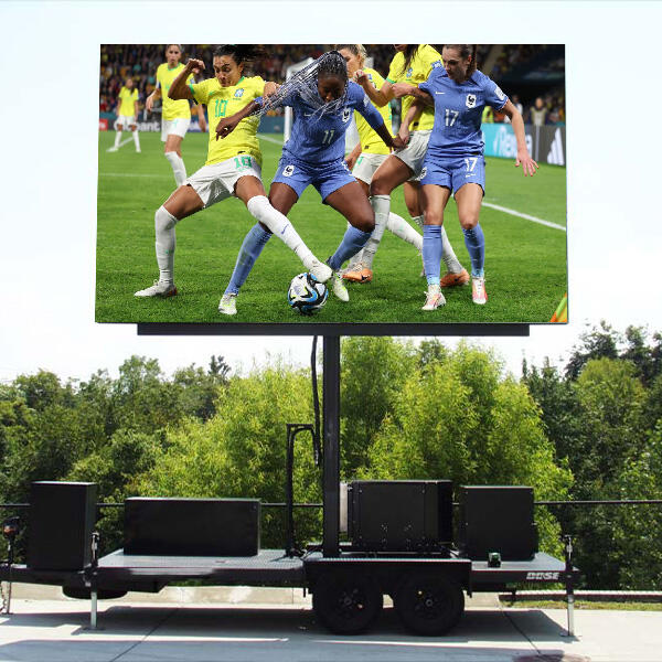 Mobile led advertising trailer manufacturer