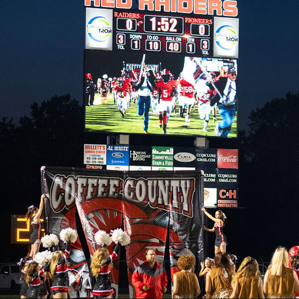 Outdoor led scoreboard manufacturer