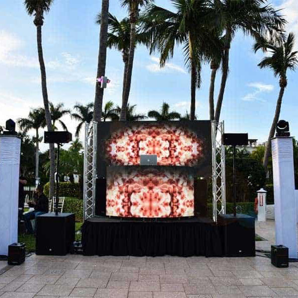 Led video wall for events for sale