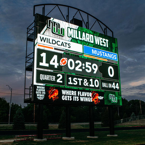 Outdoor digital scoreboard for sale