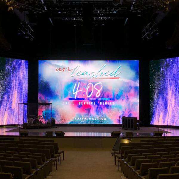 Led video wall for church manufacturer