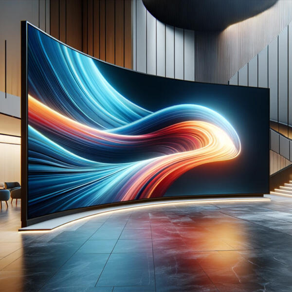 Curved led display for sale