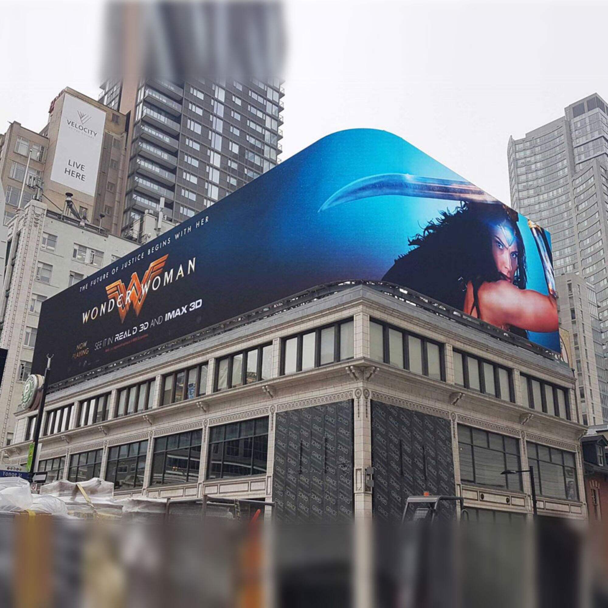 3D Led Screen Display Curved Billboard Outdoor Canbest A PRO Series