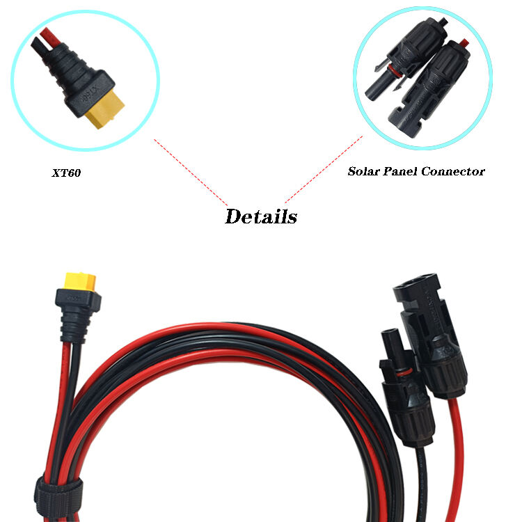 XT60 Male Connector to Solar Panel Adapter Male Female Connector Extension Cable supplier