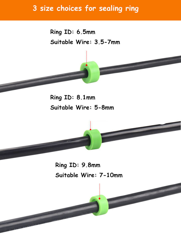 Landscape Lighting Waterproof Junction Box Outdoor Cable Connector IP68 2 Pin 3 Pin manufacture