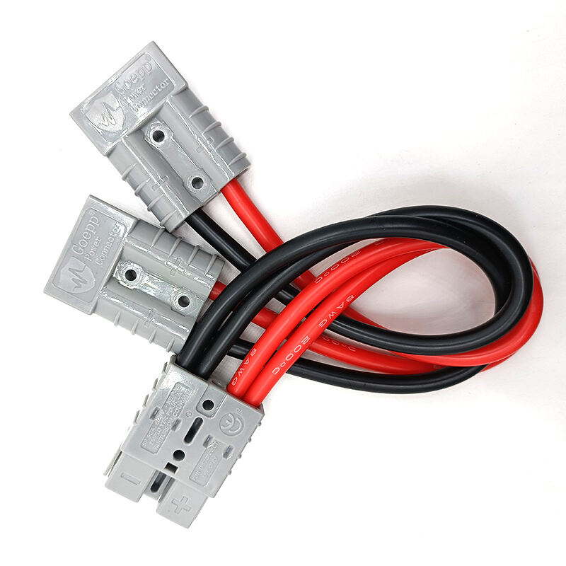 50A Plug Connector 8AWG Cable Y Adaptor Solar Panel Connector Cable factory