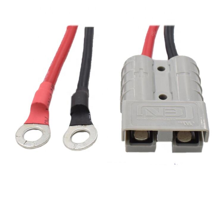 Battery Charger Wiring Harness 50A Battery Connector to O Ring Terminal Length Customizable factory