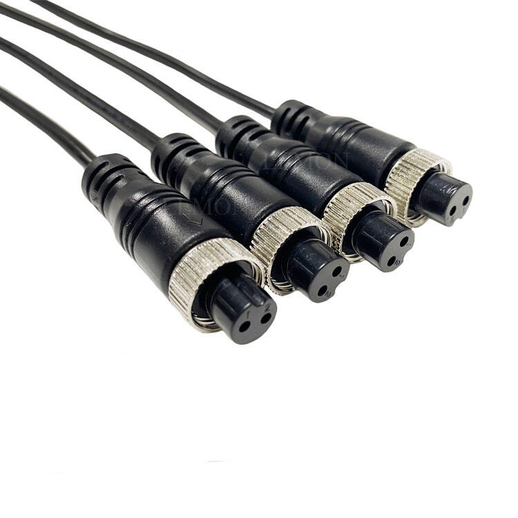 M12 M8 M16 M15 Electric Plug  IP68  IP67 Waterproof 2 3 4 5 6 pin Male to Female  Wire Cable Connector for LED light details