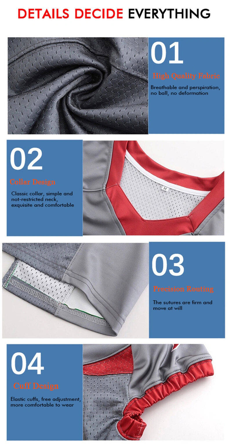 BETHERIVAL Wholesale Children Printed Green Breathable Short Sleeve Football Jersey Black Design American Football Uniform manufacture