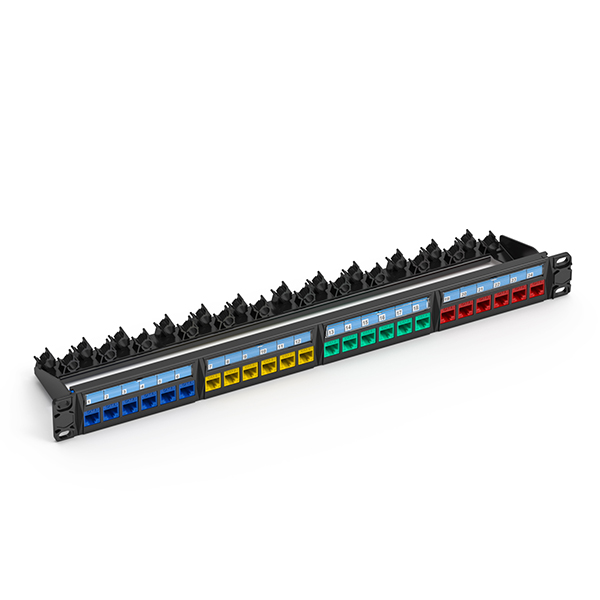 Wie verwende ich das Keystone-Jack-Patchpanel?