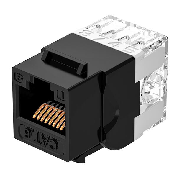 استخدام موصل RJ45 كيستون