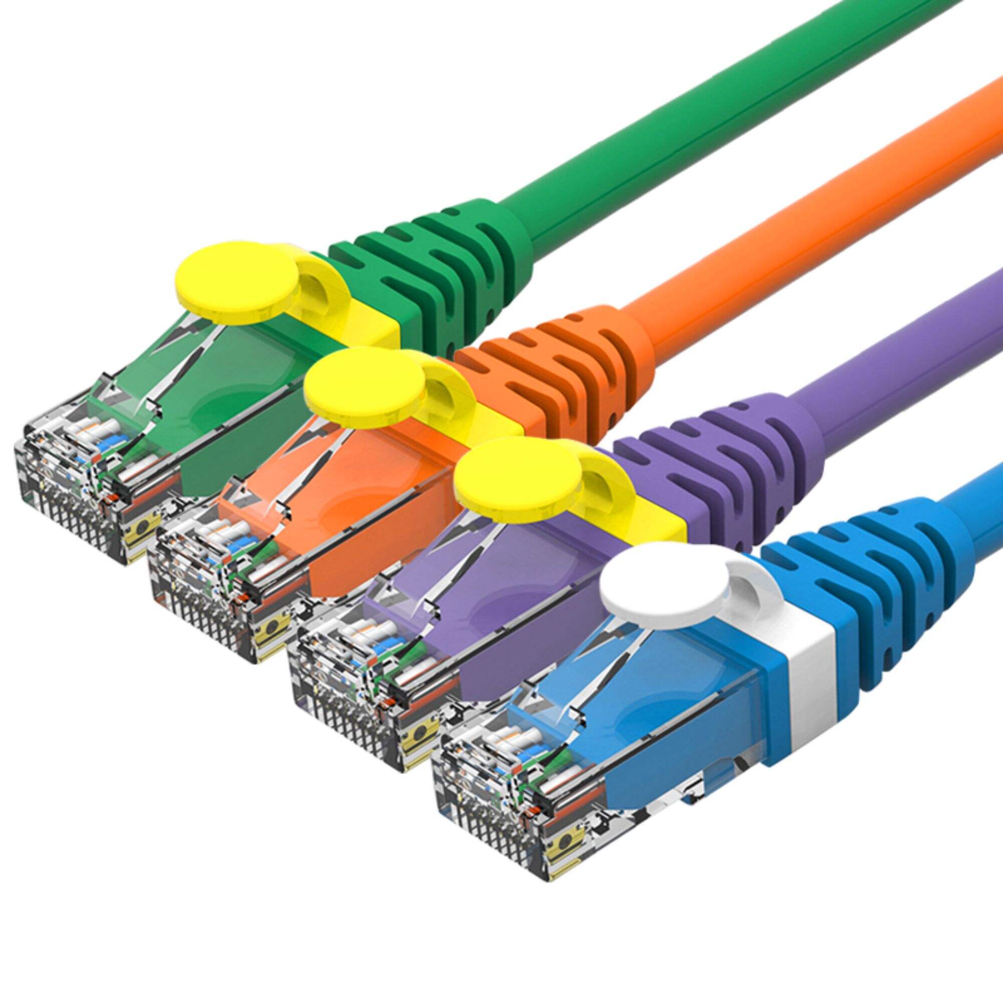Computergebruik RJ45-connector Ethernet-kabel Utp Ftp 1m 2m 3m 5m 1m-50m Cat5e Cat6 Cat6a patchkabel utp patchsnoer rj45 kabel
