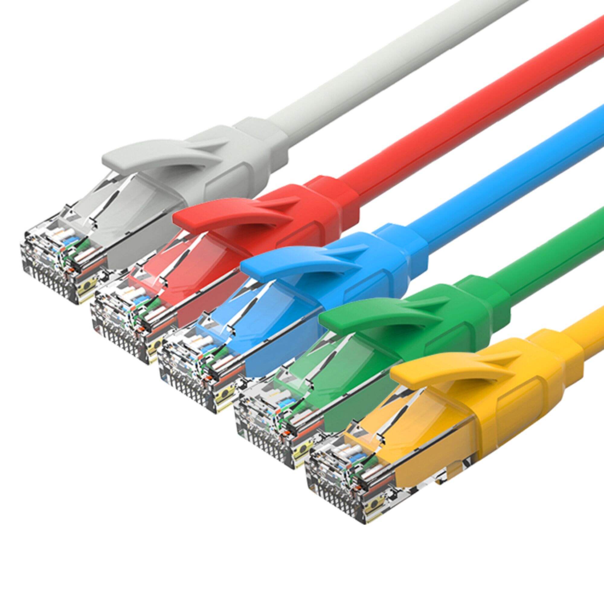 Użycie komputera złącze RJ45 kabel Ethernet Utp Ftp 1m 2m 3m 5m 1m-50m Cat5e Cat6 Cat6a kabel krosowy utp patchcord kabel rj45