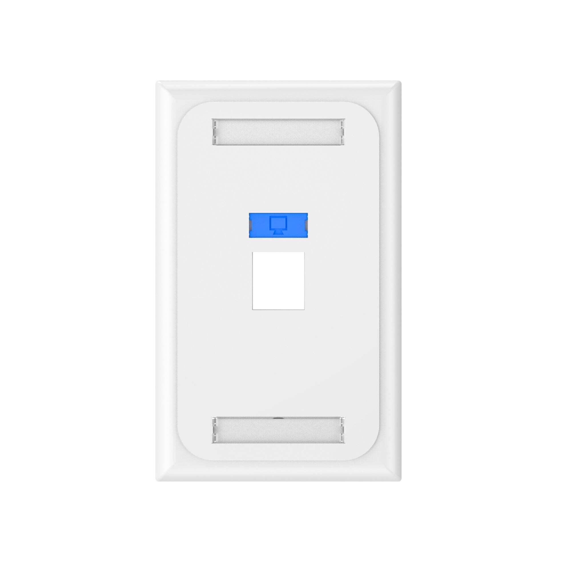120 type cover shell Faceplate Rj45 RJ11 keystone Face Plate ps5 1/2/3/4/6 Port Socket Network Wall Faceplate