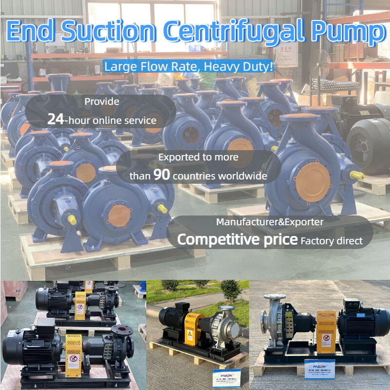 Manufacturer Direct Wholesale Heavy Duty Sea Water Marine Industrial Stainless Steel Cast Iron End Suction Centrifugal Pump manufacture