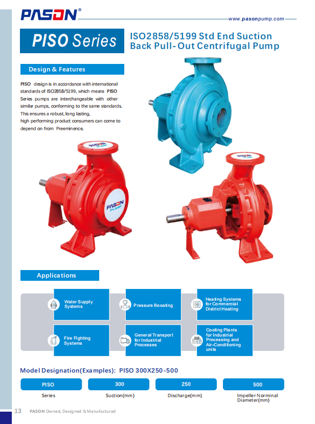 Manufacturer Direct Wholesale Heavy Duty Sea Water Marine Industrial Stainless Steel Cast Iron End Suction Centrifugal Pump details