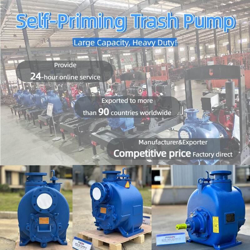 Trailer Mounted Centrifugal Wastewater Pump 1-120HP diesel Engine Self Priming Water Pump for Agriculture Mine Construction manufacture