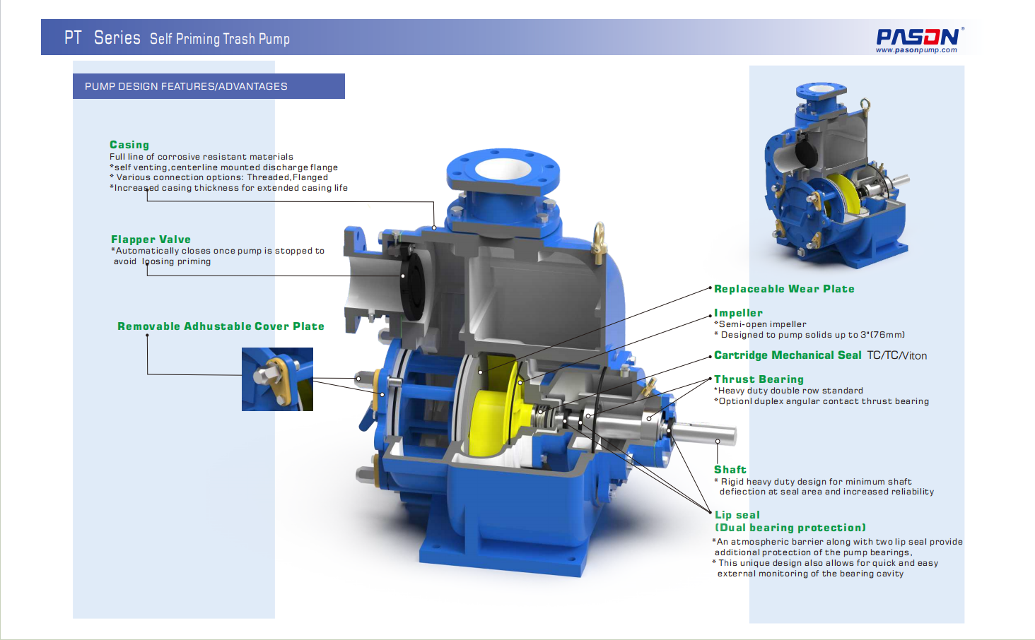 8 Inch Heavy Diesel Solids Handling Self Priming Sewage Pump, Diesel Self Priming Sewage Pump, Wastewater Pump details