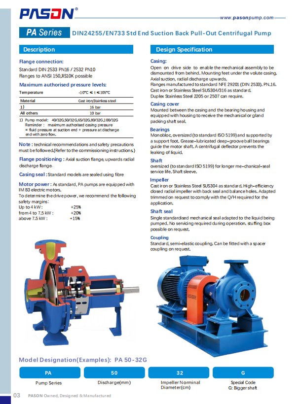 Heavy Duty End Suction Centrifugal Pump,gold Mining Water Pump 150/50 Cast Iron Heavy Duty Centrifugal Pump factory