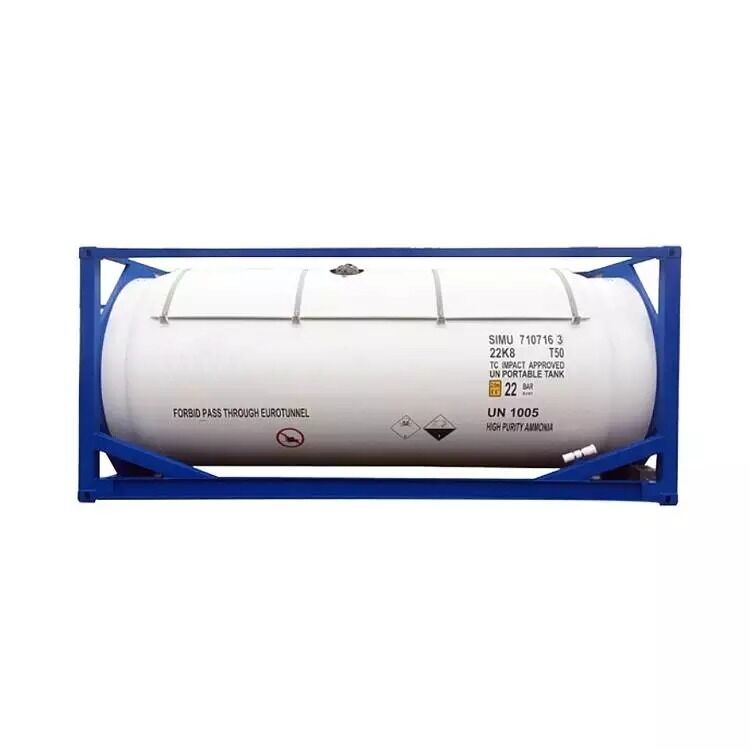 加熱/冷却システムを備えた液体NH3貯蔵タンクカスタマイズされた販売設計ISO 5N NH3