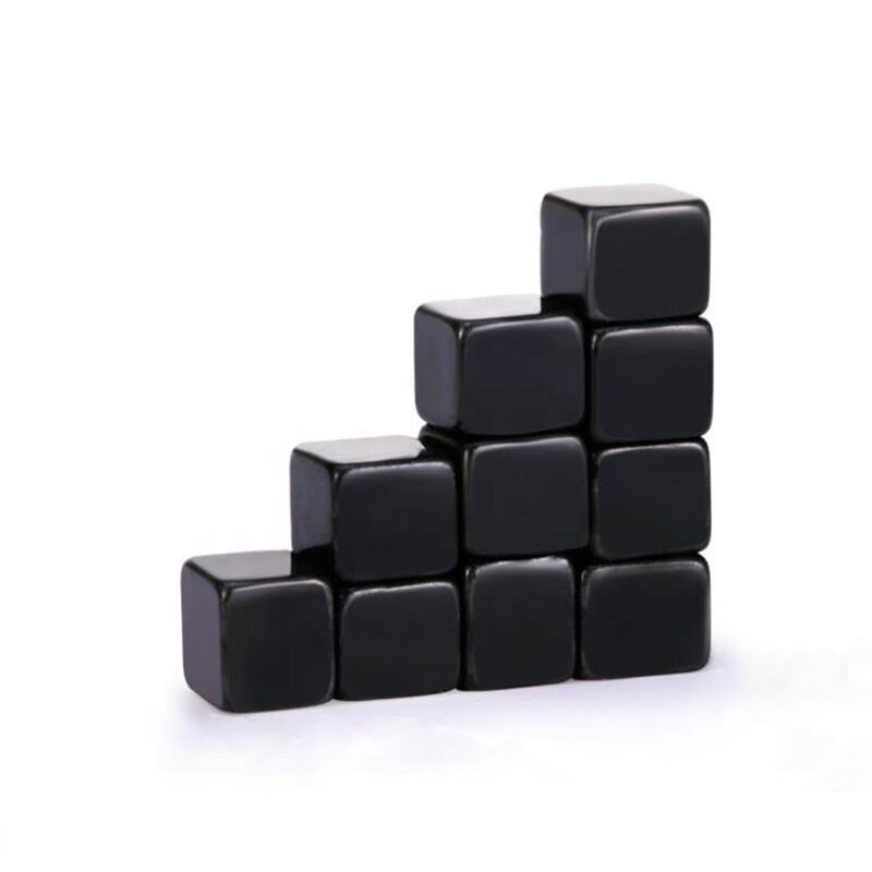 Hot Sale Black Magnet Custom Magnetic Cube Epoxy Coated Block Neodymium Magnet N35 supplier