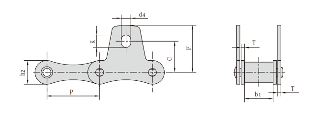 s type c type steel roller chains-3