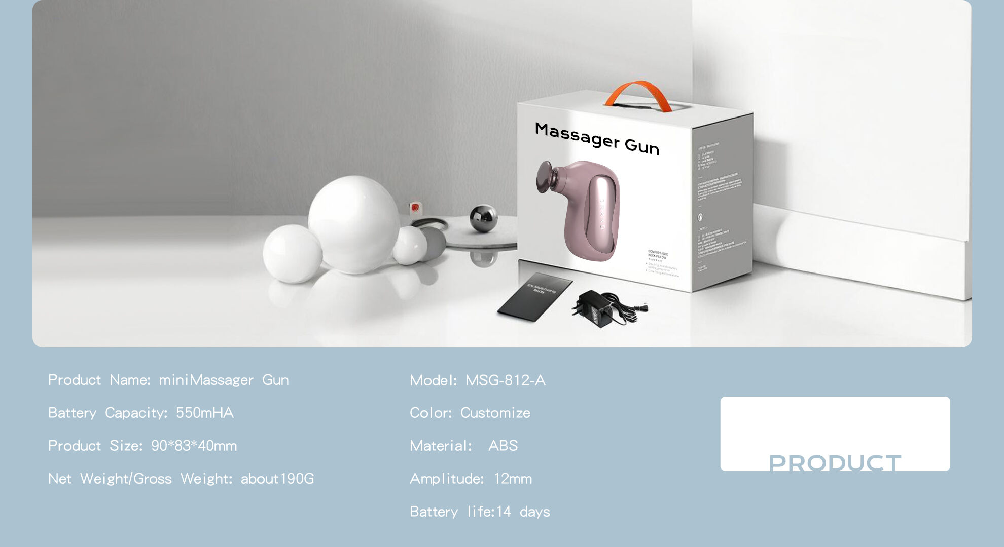 Wholesale OEM ODM Deep Tissue Fascia Muscle With Heat Percussion Mini Fascial Gun supplier