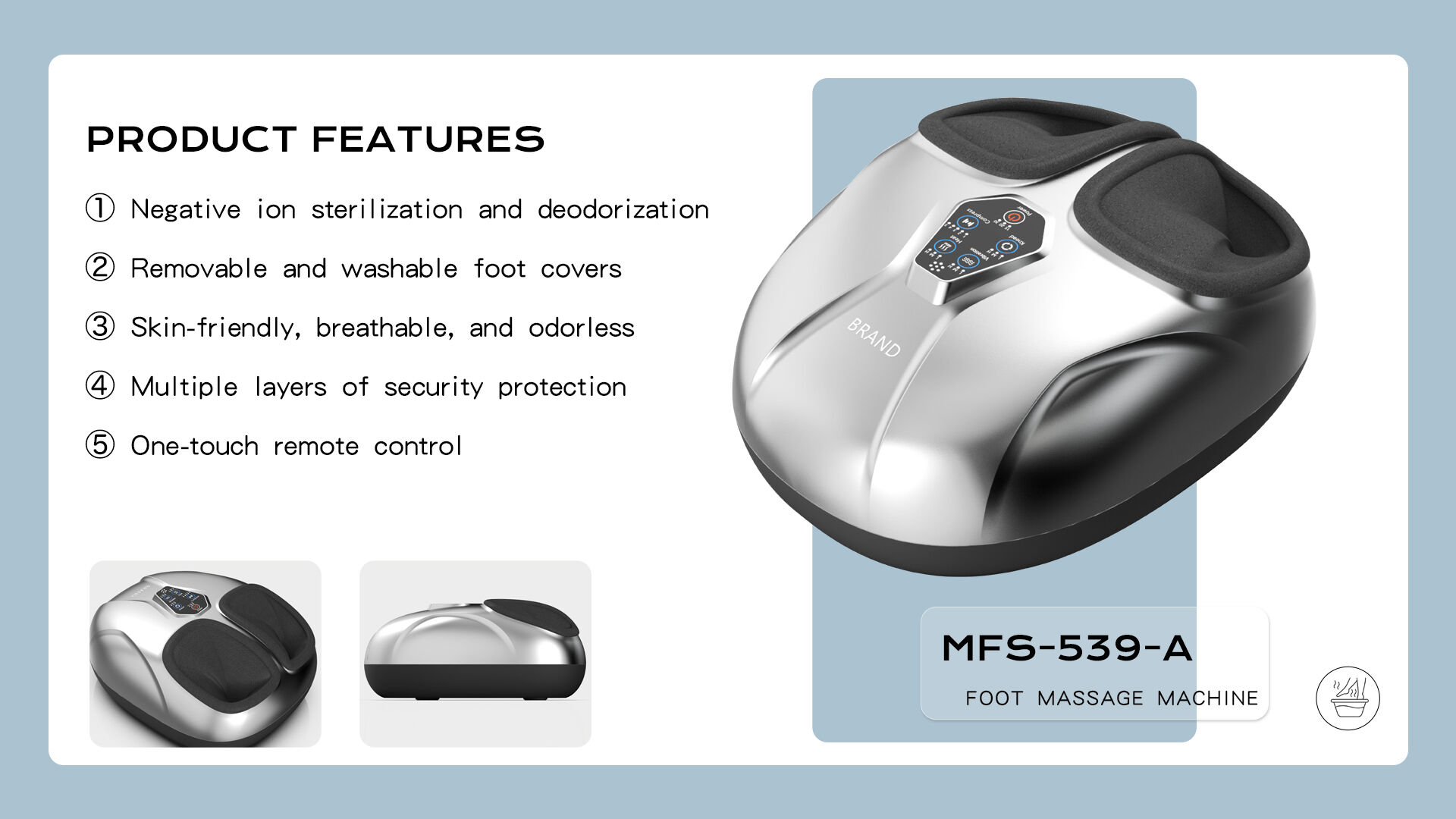 Becozy 2025 New Design Shiatsu Smart Roller Foot Massager Electric Air Compression Heating Therapy Timing Control for Leg Foot factory