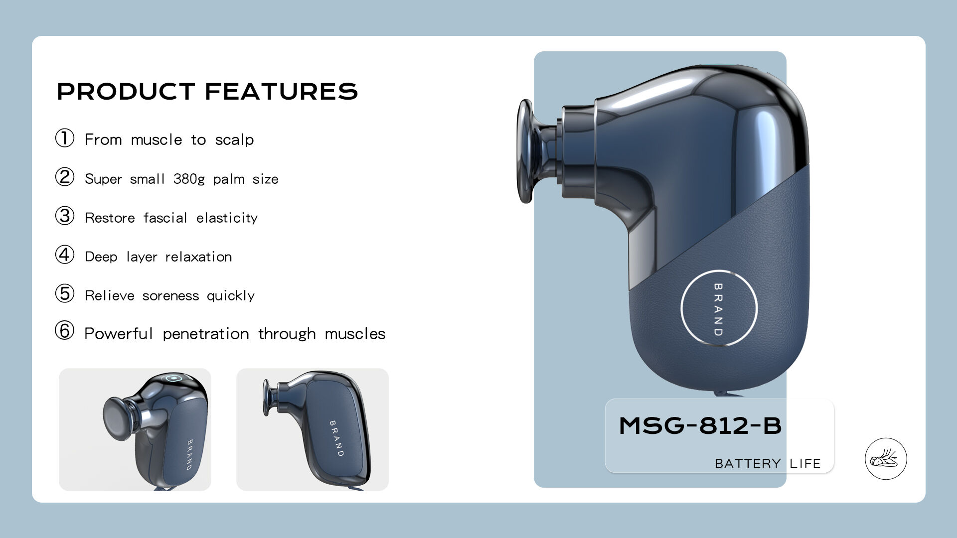 2025 Hot Mini Deep Tissue Quiet Percussion Vibration Portable Massage Gun With Gift Box factory