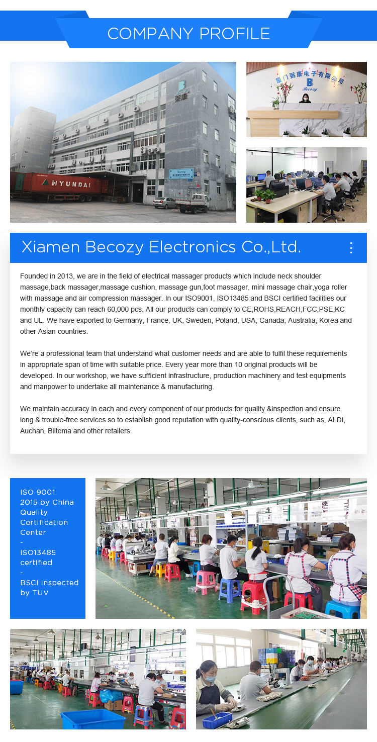 Newest Air Compression Smart Neck Massage Pillow With Heating and Chargeable Sleeping Compressible for Machine Device supplier