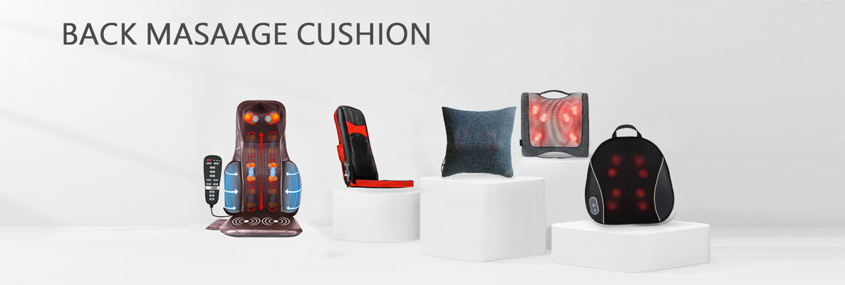 Ergonomic Multi-Functional Handheld Massage Pillow with Tapping Shiatsu Heating CE Certified for Waist Lumbar Back Buttock Neck supplier