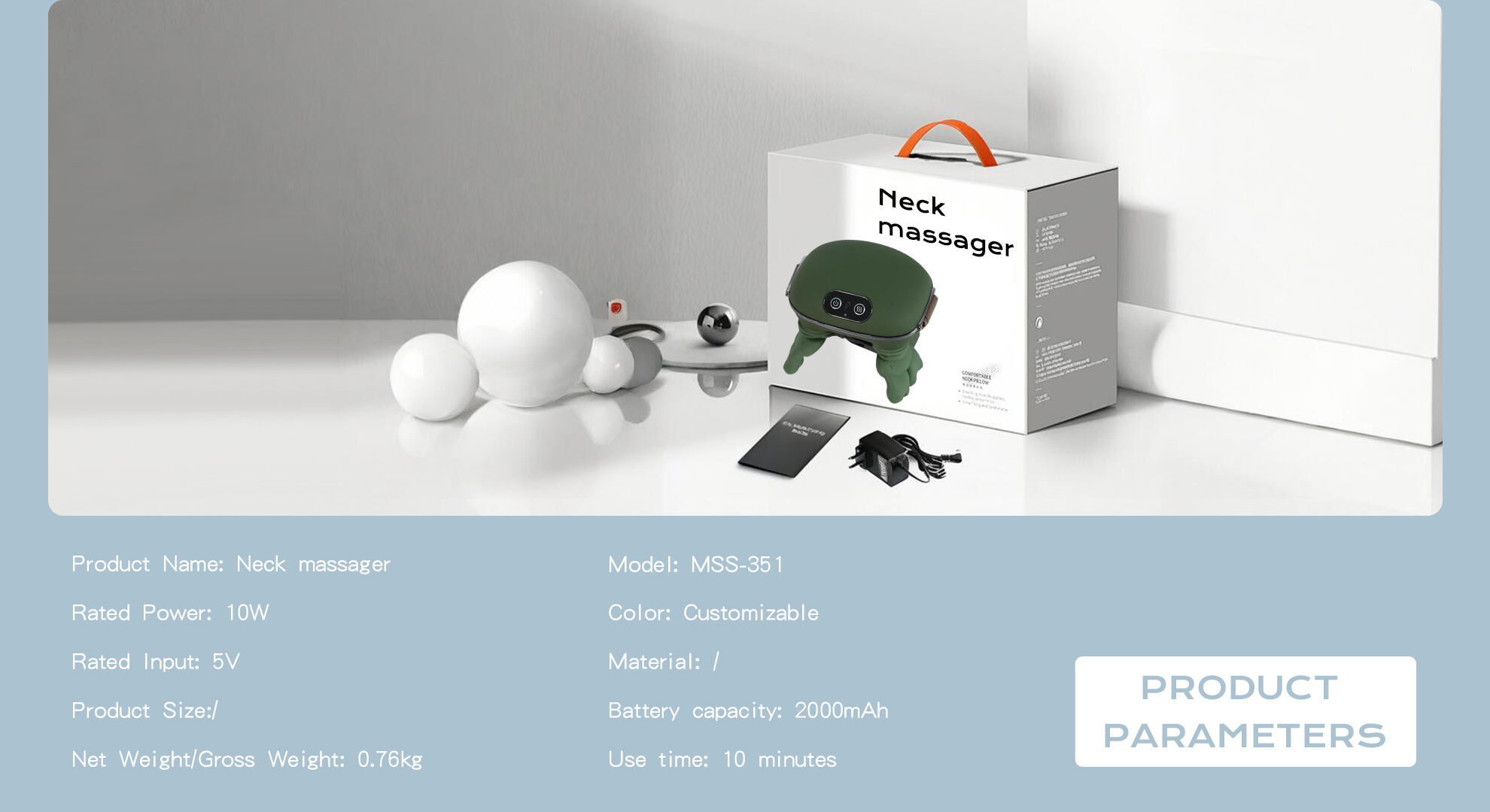 2025 Hot Sale Electric Neck Massager with Soothing Heat Intelligent Shiatsu Neck Back Massager Product factory