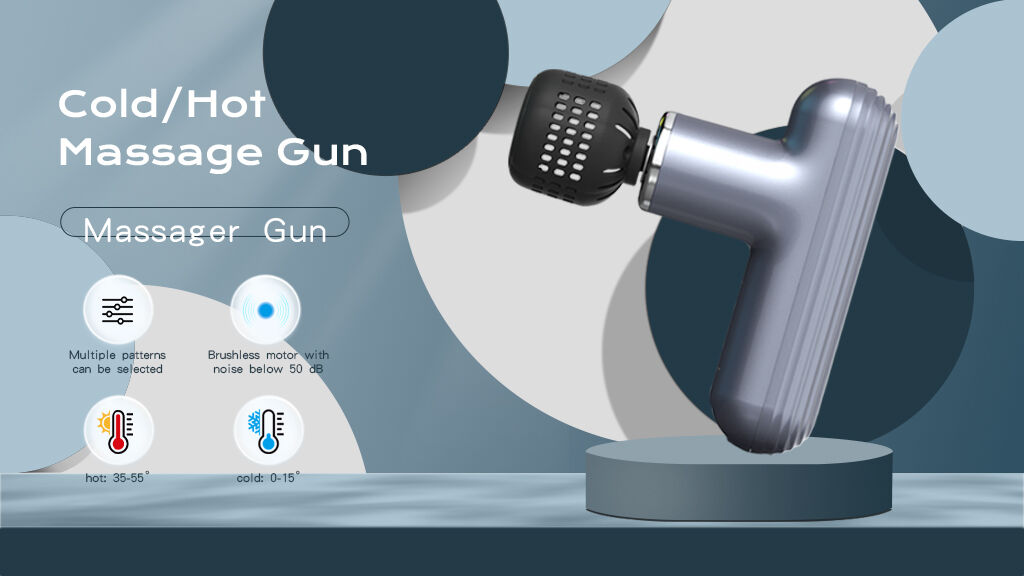 Wholesale OEM ODM  Deep Tissue Fascia Muscle With Heat Percussion Massager Fascial Handheld manufacture