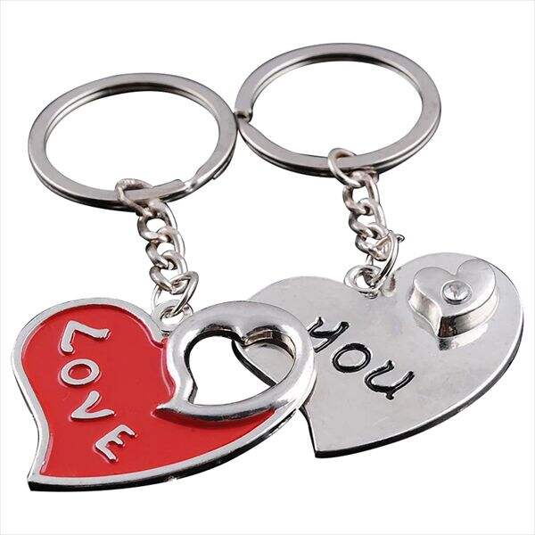 Lovebox 및 Sent Valentines Day Keychain - 두 사람 사이의 물리적 거리를 물리적으로 상징합니다.