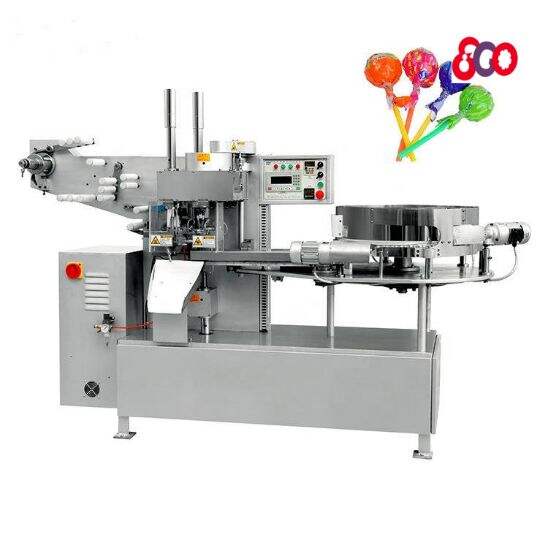 Tinggalkan tenaga manual dengan mesin pengemas permen lollipop berkecepatan tinggi kami