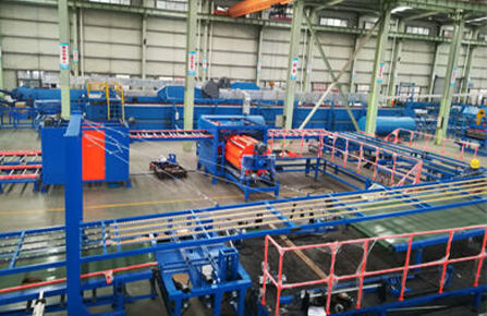 PU/Rock wool sandwich panel line