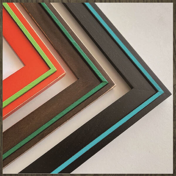 Bring a touch of the outdoors inside with a rustic wood frame