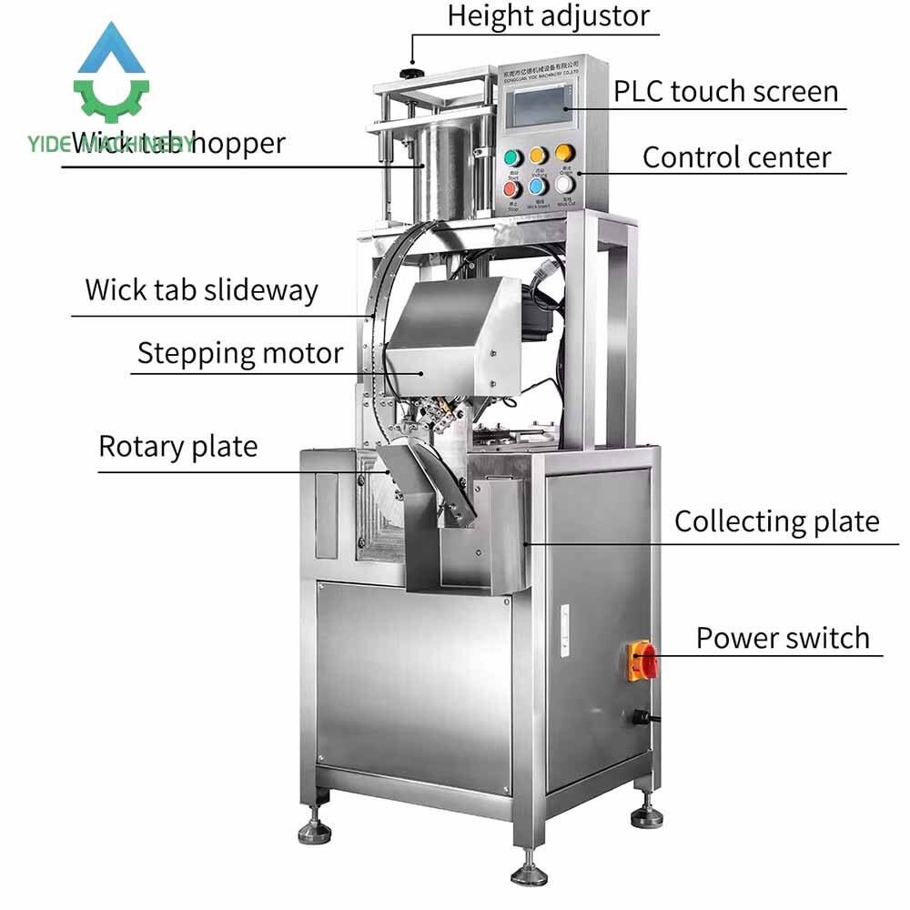 Automatic Stainless Steel Candle Making Machine For Candle Cotton Wick Cutting