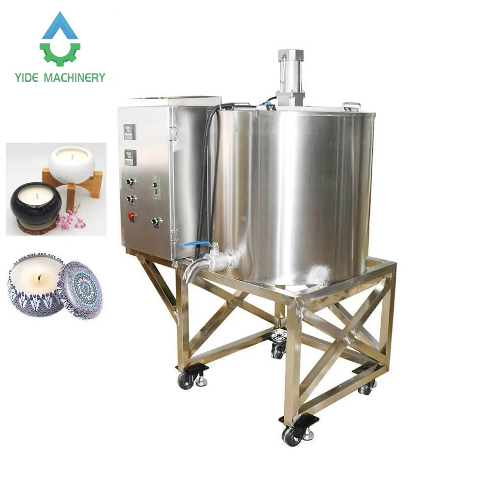 Europe Soy Paraffin Wax Candle Making Machine Water Jacket Melting Tank Pot Keep Warm Equipment For Candle Make Professional
