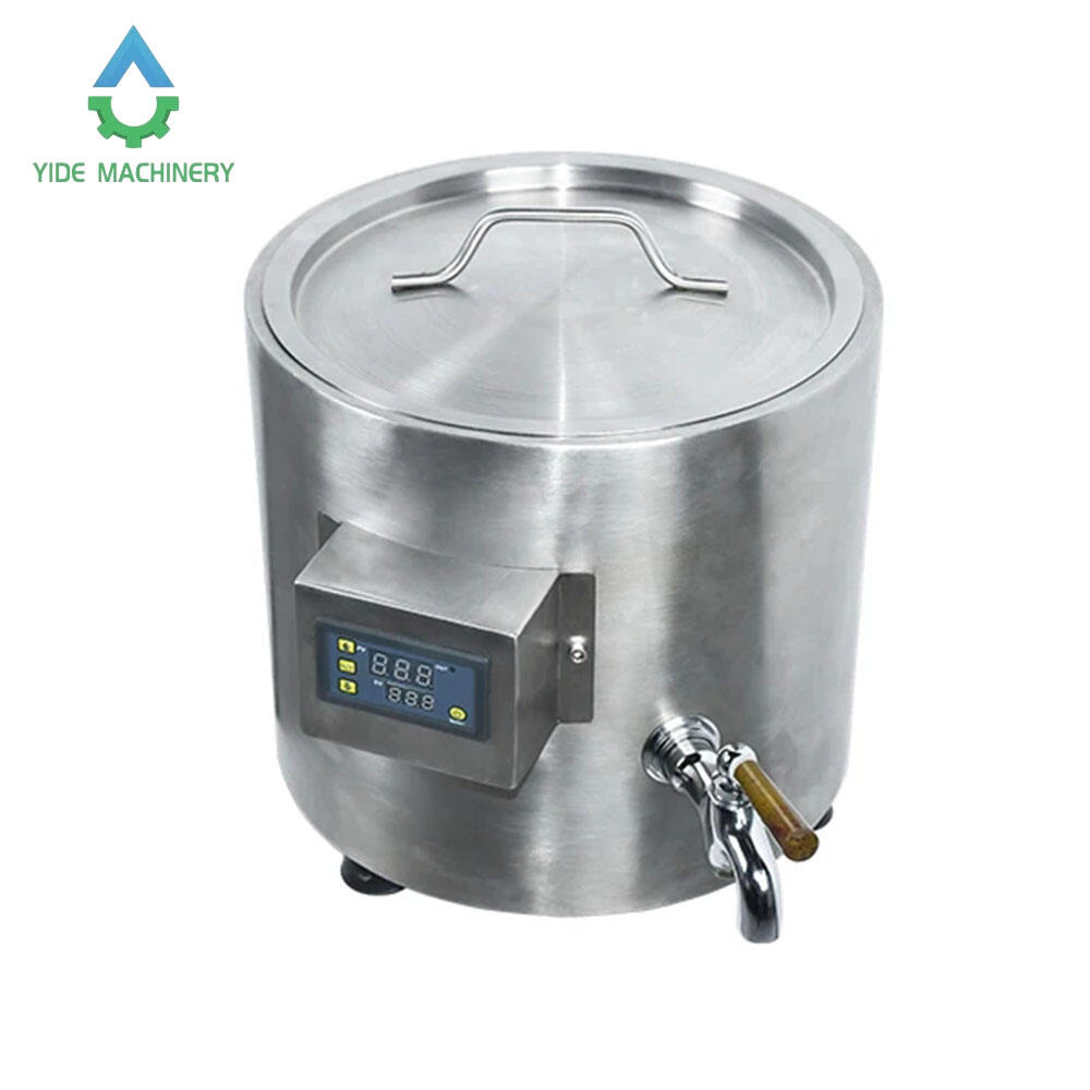 Chaudières à cire de réservoir de chauffage de cire de soja électrique d'acier inoxydable cire la machine de fabrication de bougies