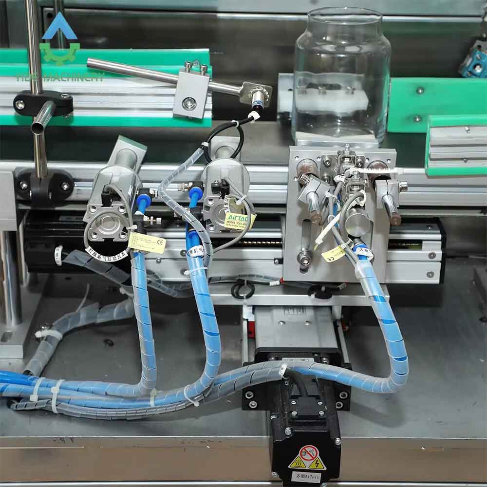 Máquina automática de inserção de pavio para vela, para colocação de pavio, configuração de pavio em jarra, inserção/crimper/setter centerin
