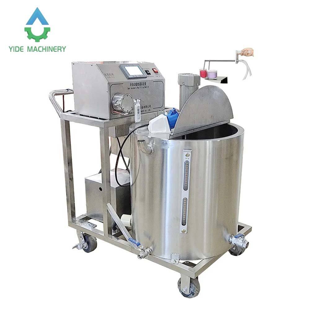lille stearinlysfremstillingsmaskine vokssmeltetank til fremstilling af fyrfadslys stearinlyskrukkeform duftproduktion Kina producent