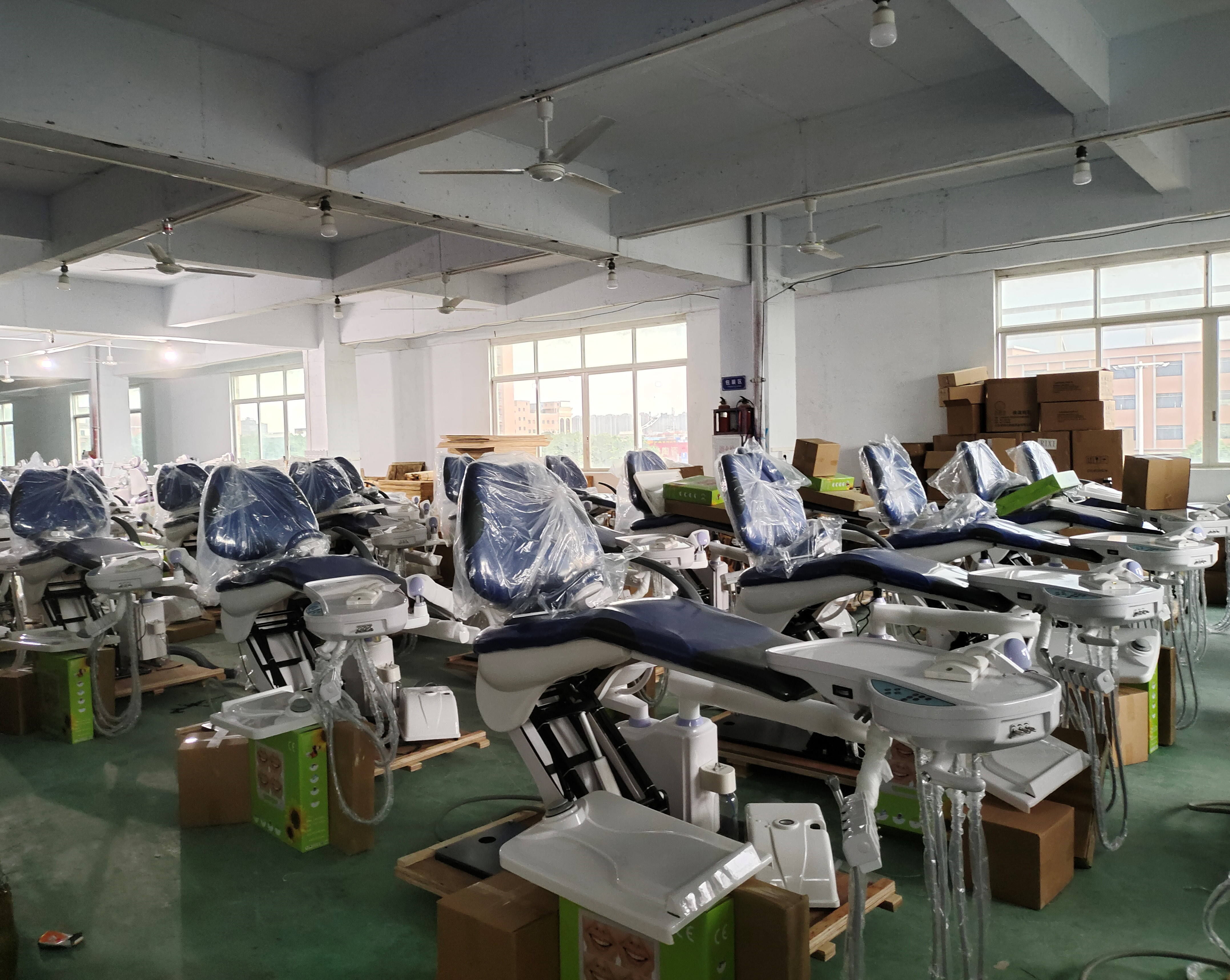 New Dental Chair Dental Equipment Factory Low Price Built-in floor box factory