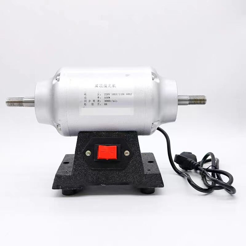 Dental grinding and polishing machine Double top polishing machine with dust cover Technician equipment Dental manufacture