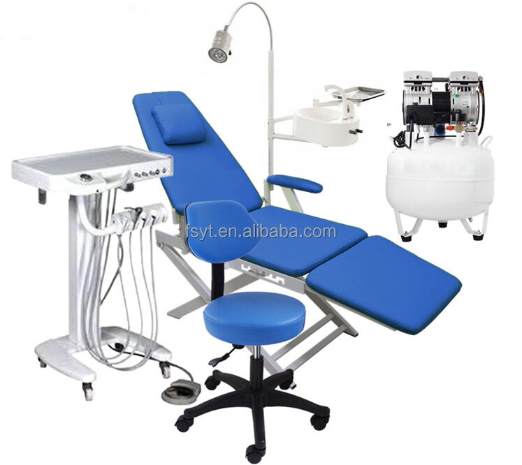 Portable cheap dental chair folding dental chair for dental clinic details