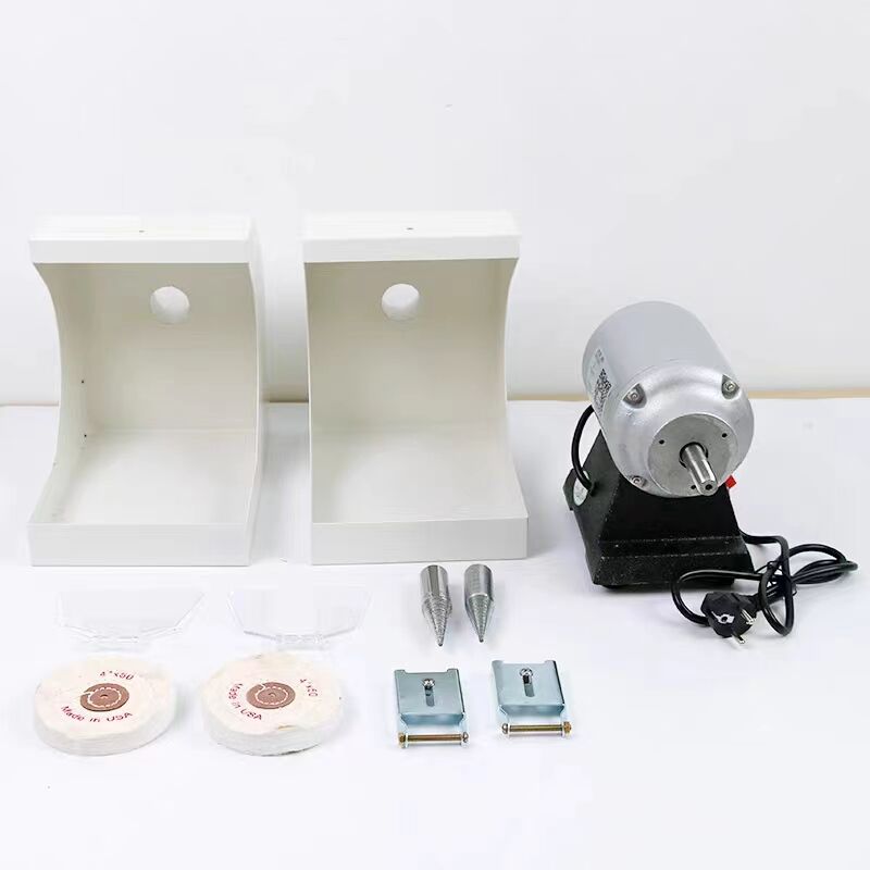 Dental grinding and polishing machine Double top polishing machine with dust cover Technician equipment Dental supplier