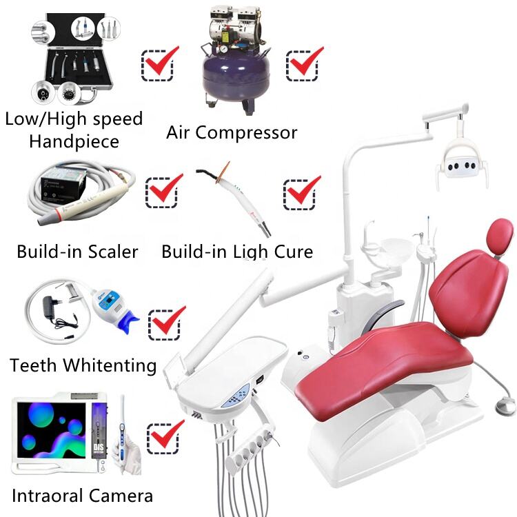 Economical Dental Equipment Full Set Dental Chair Unit factory