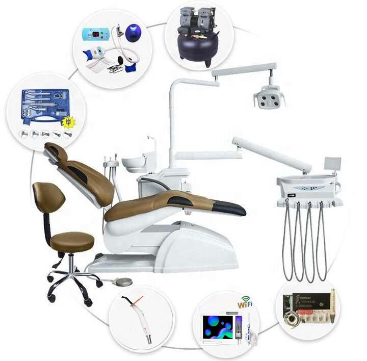 Dental Chair With Led Operation Lamp dental equipment Cheap Price supplier