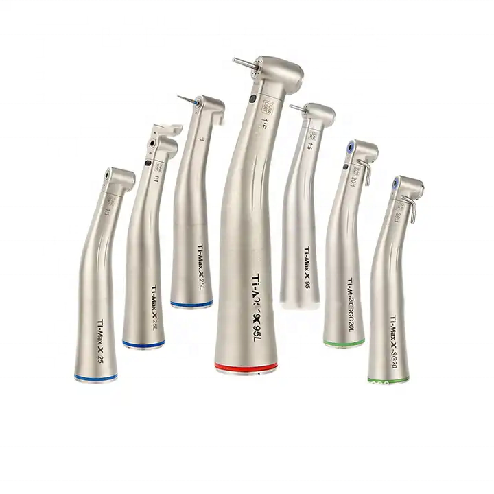 1: 5 Low Speed Turbine T-I-M-A-X Dental Handpiece Water Spray Handpiece Ceramic Bearing Carriage Air Turbinehandpiece details