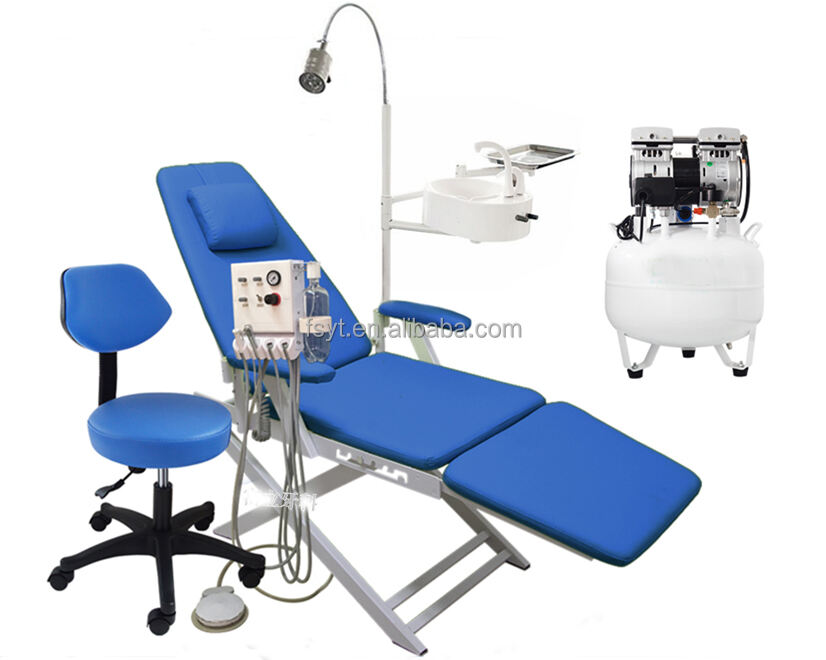 Portable cheap dental chair folding dental chair for dental clinic manufacture